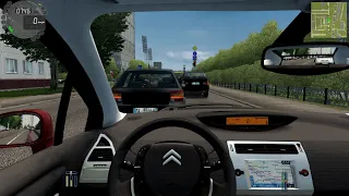 City Car Driving - Citroën C4 VTR | Normal Driving [Logitech G27]