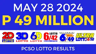 Lotto Result Today 9pm May 28 2024 | PCSO Complete