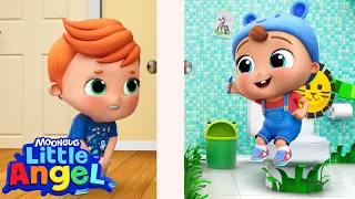 Oops! Locked In! - Potty training Song | @LittleAngel Kids Songs & Nursery Rhymes