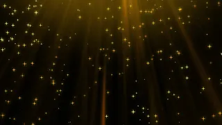 Animated background HD gold falling stars