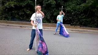 Color Guard Basic Flag Tosses