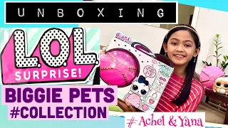 Unboxing LOL Suprise - Biggie Pets Dollmation - Eye Spy Series | Achel & Yana