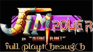 Jim Power Amiga Longplay [60FPS] with 7mins Intro/Outro Music