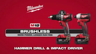 Milwaukee® M18™ Brushless Hammer Drill and Impact Driver