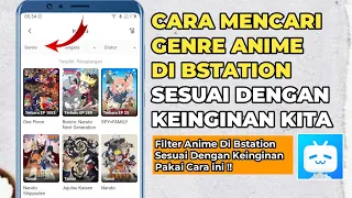 Cara Mencari Genre Anime di Bstation