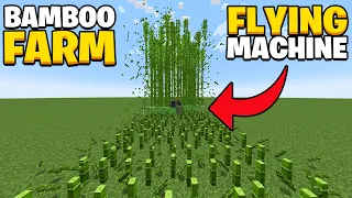 Bamboo Farm Flying Machine for Minecraft 1.20.5