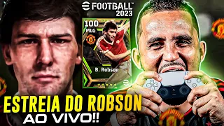 🚨🔥 PRIMEIRA LIVE DO ANO | ESTREIA DO ROBSON AO VIVO | LIGA EFOOTBALL | EFOOTBALL 2023