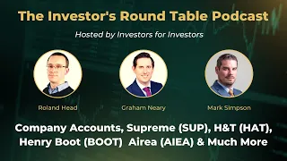 Investors Round Table Discusses Company Accounts, Supreme, H&T, Henry Boot, Airea & Much More