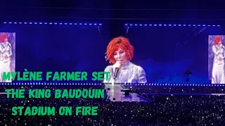 Without counterfeiting, Mylène Farmer set the King Baudouin stadium on fire