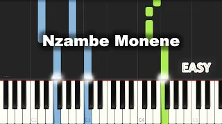 Nzambe Monene - Compil d'Adorations | EASY PIANO TUTORIAL BY Extreme Midi