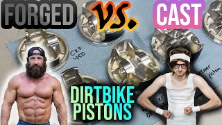 Which Piston Should You Be Using In Your Dirt Bike ? Lets Look At Forged Pistons Vs. Cast Pistons !