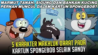 5 Karakter Makhluk Darat pada kartun SpongeBob selain Sandy