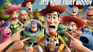 It's all woodys fault why the gang got separated [ Toy Story 3] Episode 1.