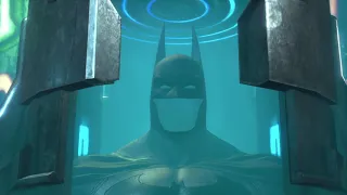 Batman: Return to Arkham City. Batman suits up