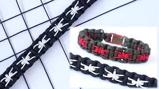 How to Make a Spider Trail Paracord Survival Bracelet by CbyS Paracord and More - Spider-Man Style