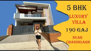 190 Sq.Yard 5BHK Duplex Luxury Villa at Sunny Enclave Mohali Near Chandigarh #villatour