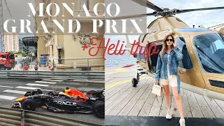 FORMULA 1 GRAND PRIX + INSANE HELICOPTER TRIP MONACO TO GENEVA | Monaco Vlog