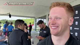 Christian Rasmussen Reacts To Penske Cars Disqualification, Testing at Barber w/Ed Carpenter Racing