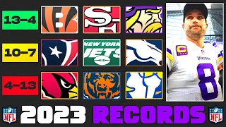 PREDICTING Every NFL Teams 2023 RECORD