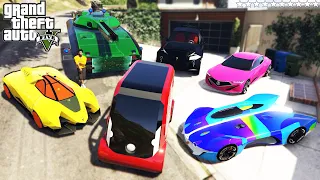 GTA 5 - Stealing RARE & SECRET CARS With Franklin | (Real Life Cars #79)