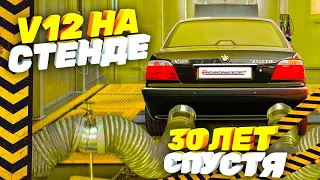 BMW v12 на стенде. Сколько сил было и стало спустя 30 лет!