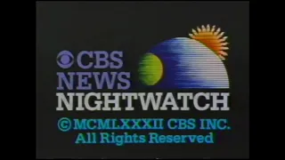 CBS News Nightwatch Logo & Music (1982)