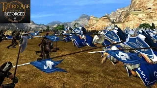 MEN AND DWARVES DEFEND BUHR SAGATH (Siege Battle) - Third Age: Total War (Reforged)