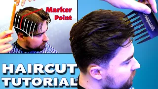 How To Cut Mid Length Hair | Step by Step Mens Haircut Tutorial | With Taper