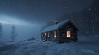 Arctic Blizzard Snowstorm Sounds for Sleep | Icy Howling Wind Sounds, Winter Ambience