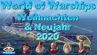 Weihnachten & Neujahr Event 2020 in World of Warships Deutsch/German