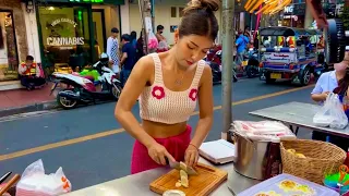 Puy Roti Lady Bangkok compilation - The Most Popular Roti Lady In Thailand