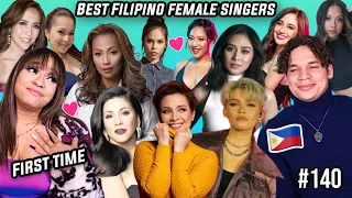 BEST FEMALE FILIPINO SINGERS|Regine V, Lea Salonga, Sarah Geronimo, Carol Banawa,JAYA,KZ Tandingan +