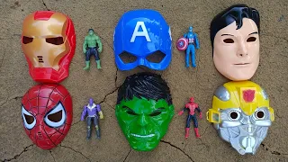 Hulk, Spiderman, Iron Man Vs Thanos, Bumblebee, Superman, Captain America