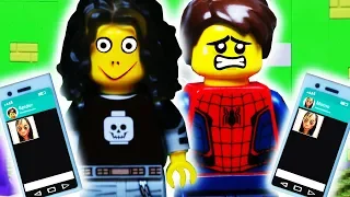 MOMO LEGO SPIDER MAN SCHOOL PRANK Stop Motion Animation