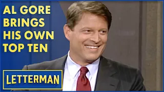 Al Gore Talks Dave’s “Stiff” Jokes & Brings His Own Top Ten | Letterman