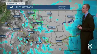 Scattered rain/snow showers and gusty winds around on Saturday