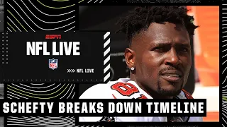 Adam Schefter breaks down Antonio Brown's NFL timeline | NFL Live