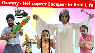 Granny Horror Game - Helicopter Escape - In Real Life | RS 1313 VLOGS | Ramneek Singh 1313