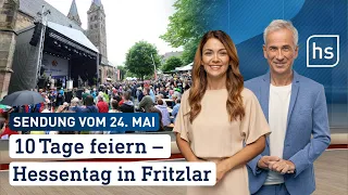 hessenschau10 Tage Feiern – Hessentag in Fritzlar | hessenschau vom 24.05.2024