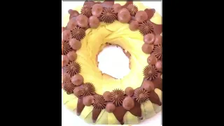 Chocolate Cake Decoration Satisfying #shorts 114