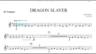 Dragon Slayer (Rob Grice) Bb Trumpet Play Along