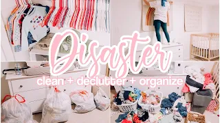 DISASTER CLEAN WITH ME 2022 // DECLUTTER AND ORGANIZE // SPEED CLEANING MOTIVATION