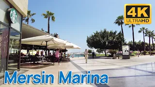 Mersin Marina Walking Tour | Virtual Walk in Turkey | 4K 60fps