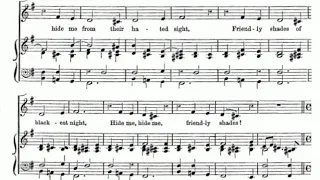 Where shall I fly? (Hercules - G.F. Händel) Score Animation