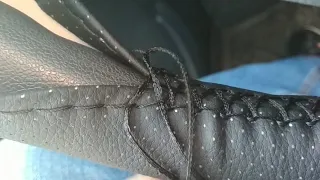 How to SEW a COVER on the steering WHEEL with Aliexpress, just