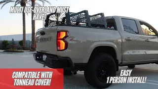 2023 Chevy Colorado mods : overland bed rack