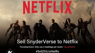 The DC SnyderVerse Fans Are Trying To Restore The SnyderVerse On Netflix…