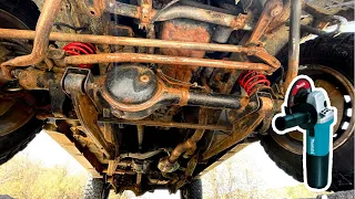 Detailed RUST cleaning by hand of Suzuki Jimny [part 1]