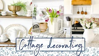 COTTAGE STYLE CLEAN + DECORATE | ENGLISH COTTAGE DECOR | FARMHOUSE DECORATING IDEAS