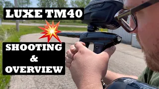 SHOOTING, OVERVIEW & UNBOXING LUXE TM40 - NEW Luxe TM40 Paintball Marker - TM40 SHOOTING REVIEW